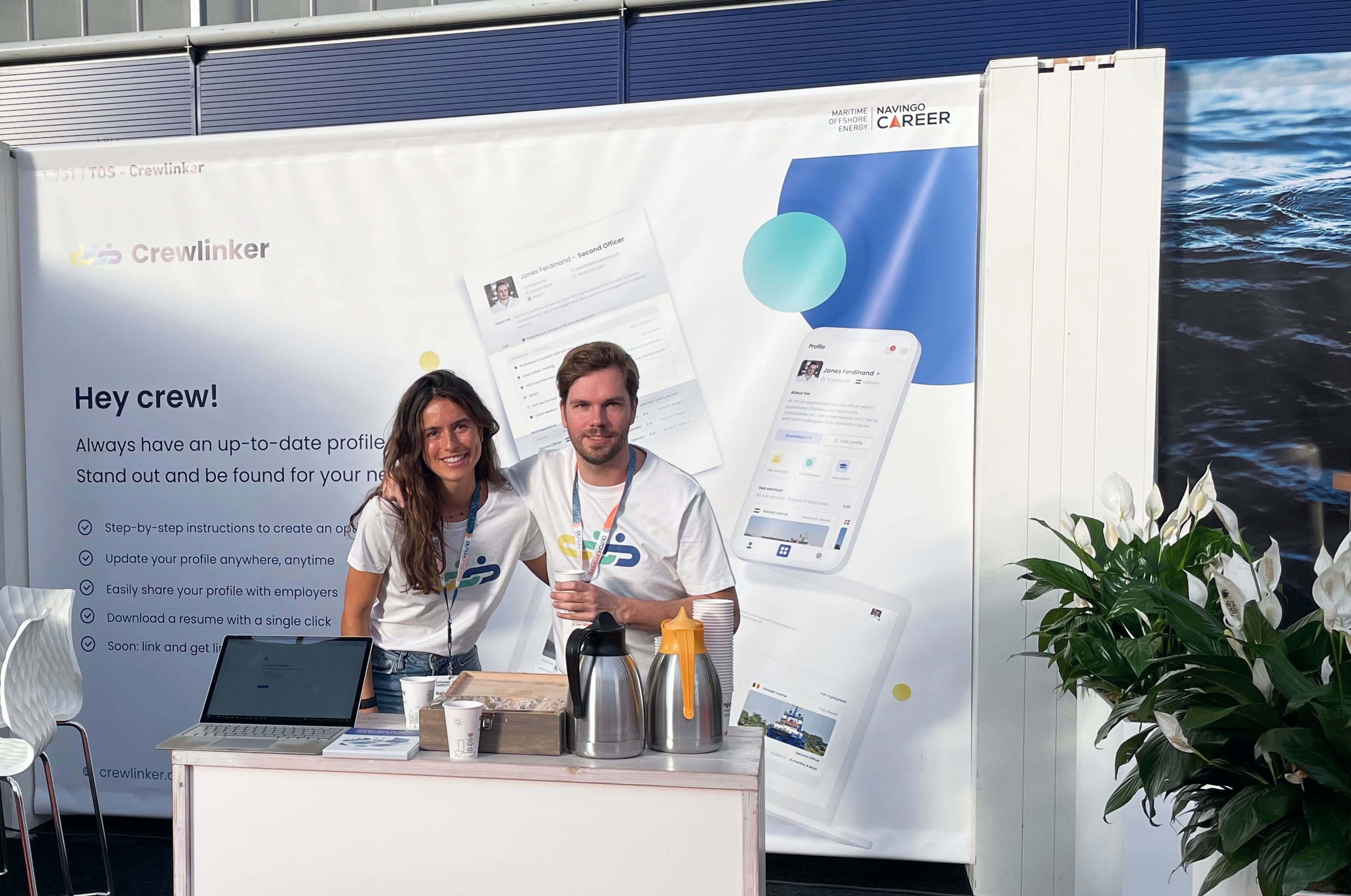 Crewlinker at Navingo Career event