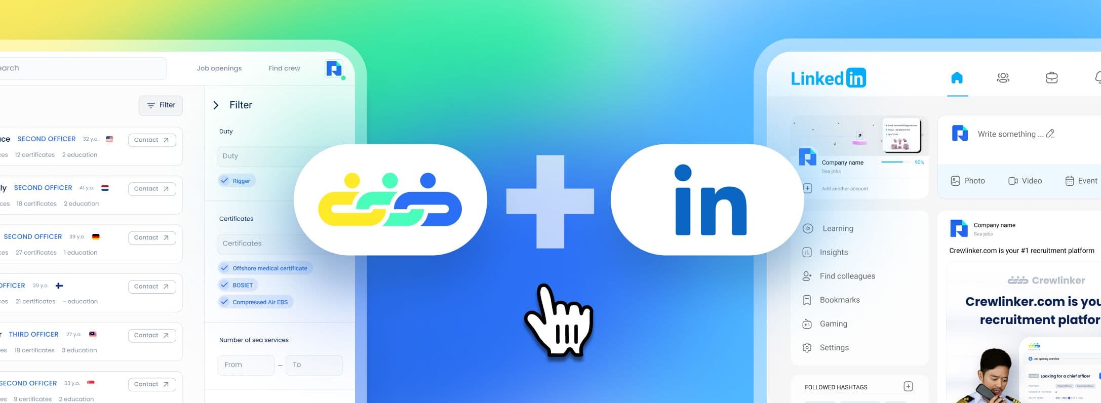 How to use your Linkedin with Crewlinker