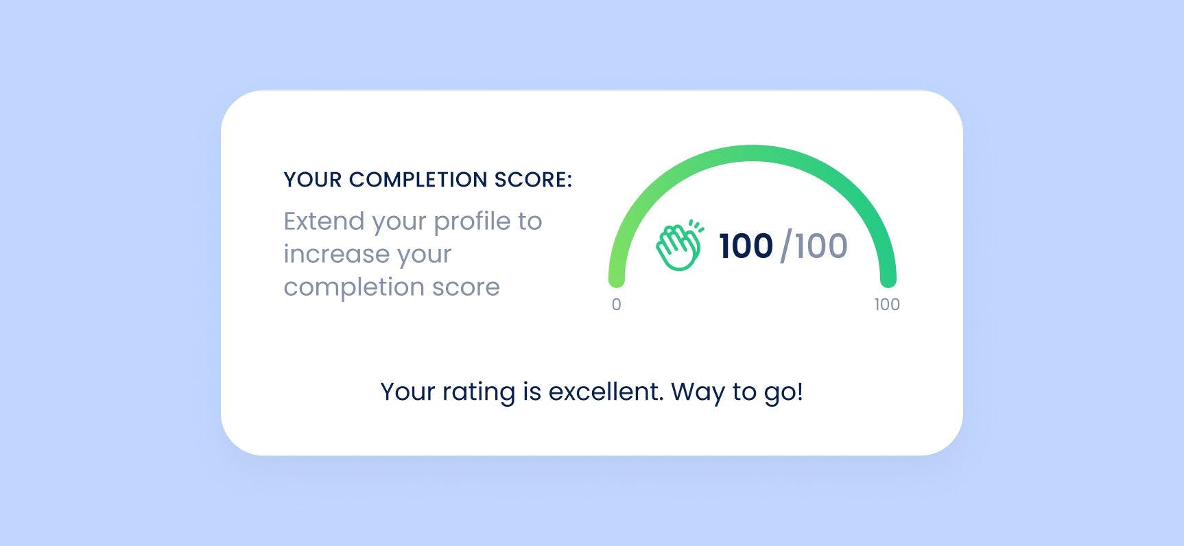 Get excellent rating on your completion score with Crewlinker